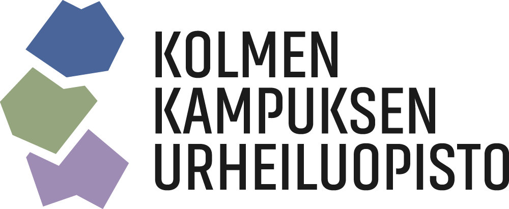 Kolmen kampuksen urheiluopiston logo