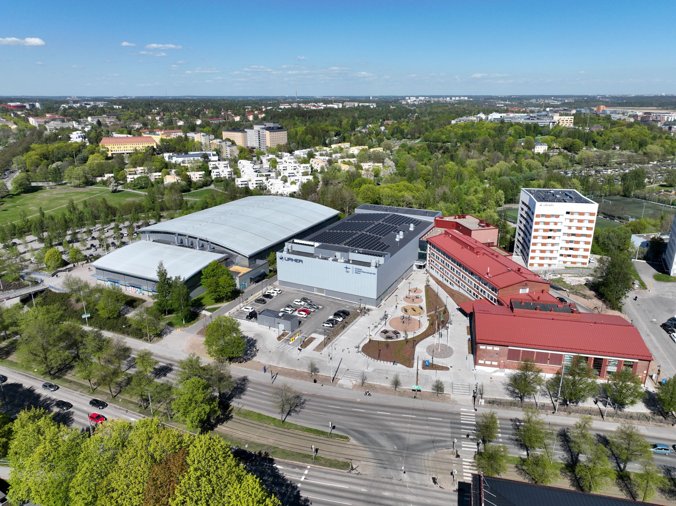View from above the Urhea Campus